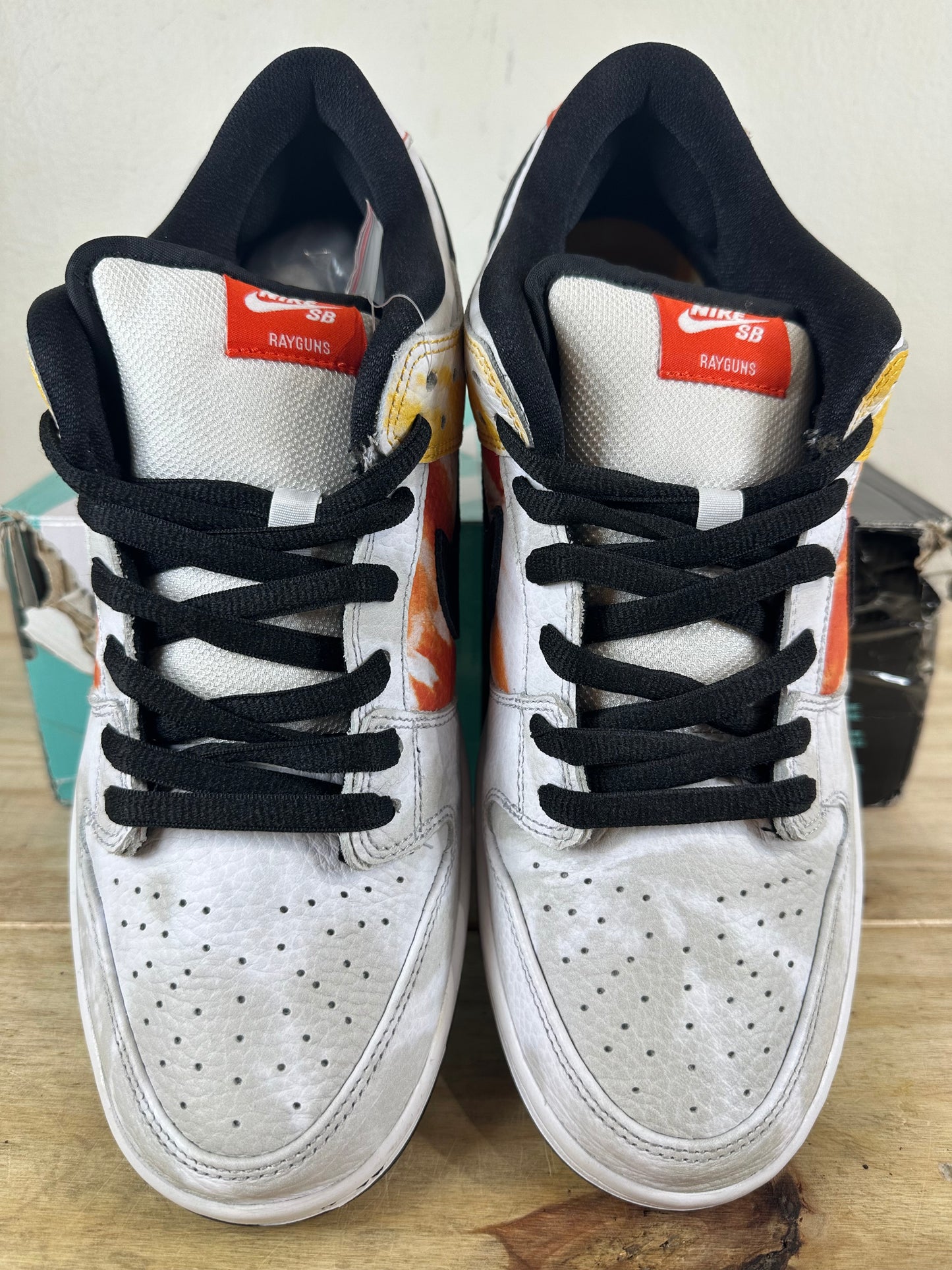 Nike SB Dunk Low Raygun Tie-Dye White Sz 11.5 DS