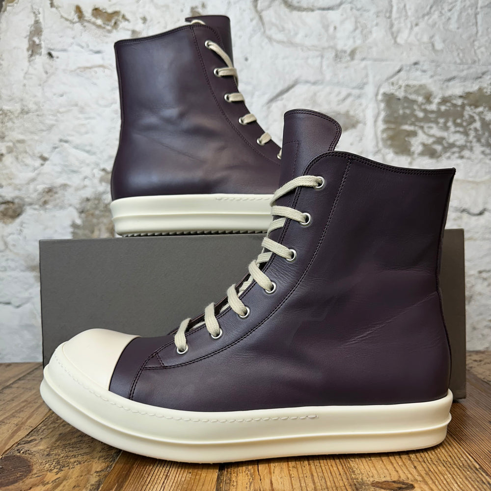 Rick Owens High Amethyst Milk Sneaker Sz 12.5 (45.5)