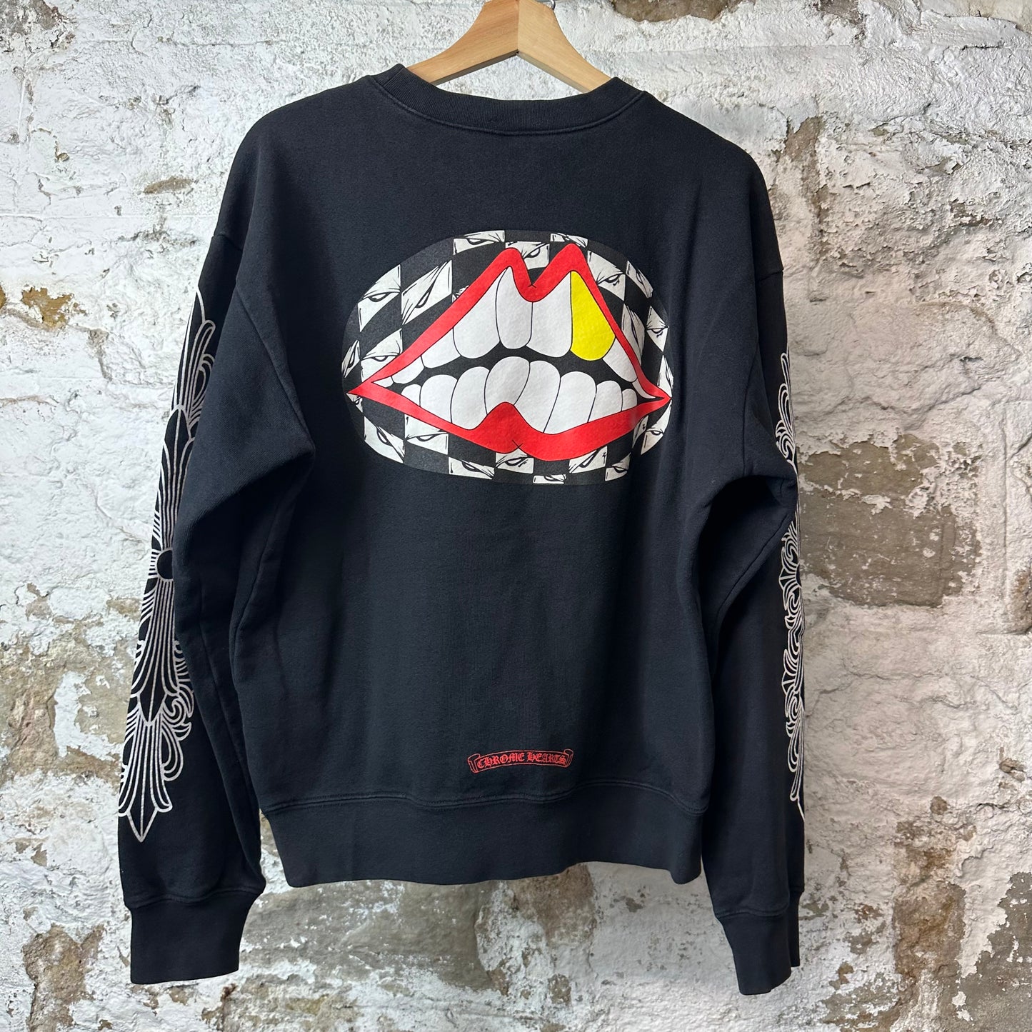 Chrome Hearts Matty Boy Chomper Crewneck Black Sz M