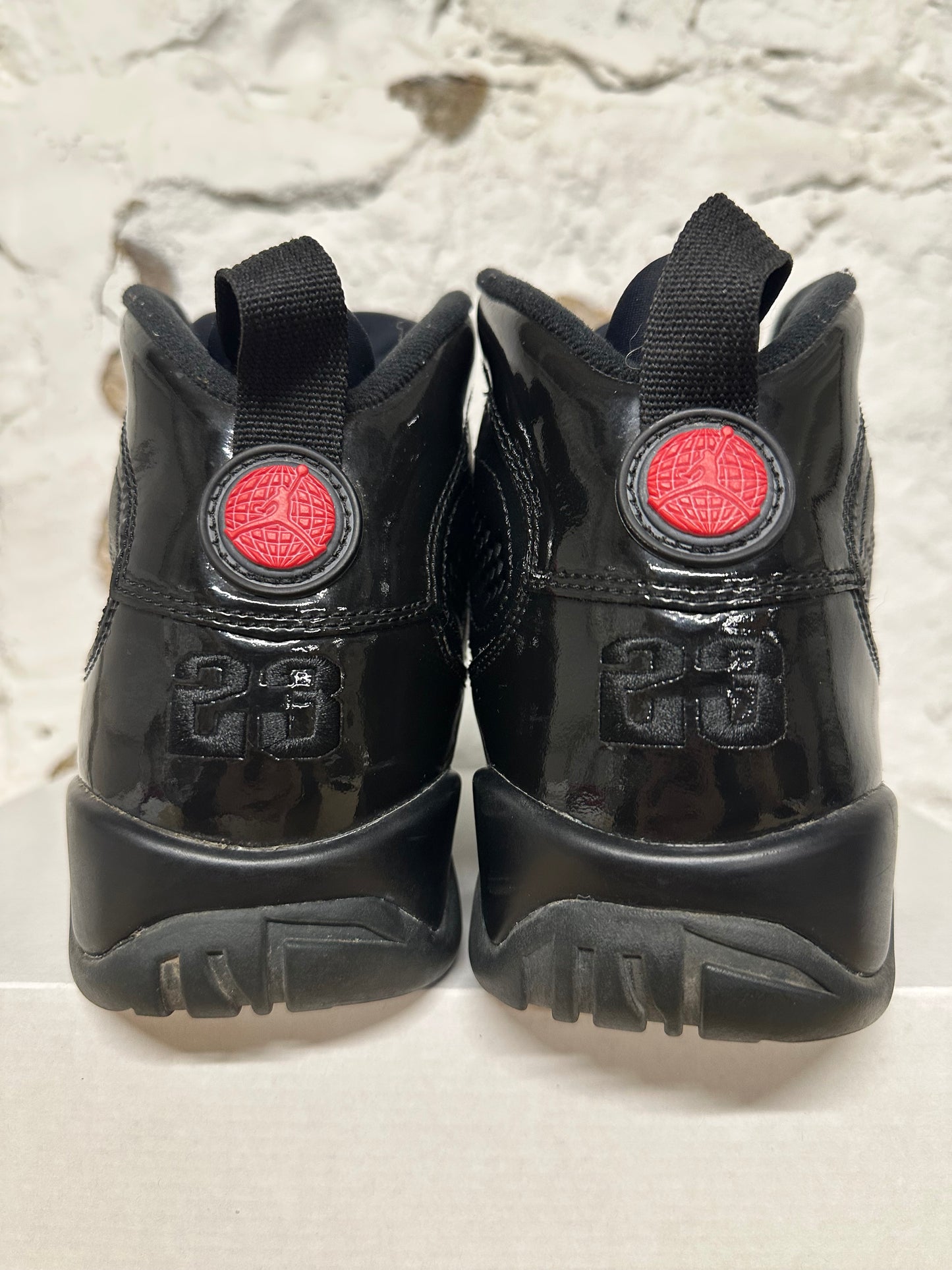 Air Jordan 9 Bred Patent Sz 9