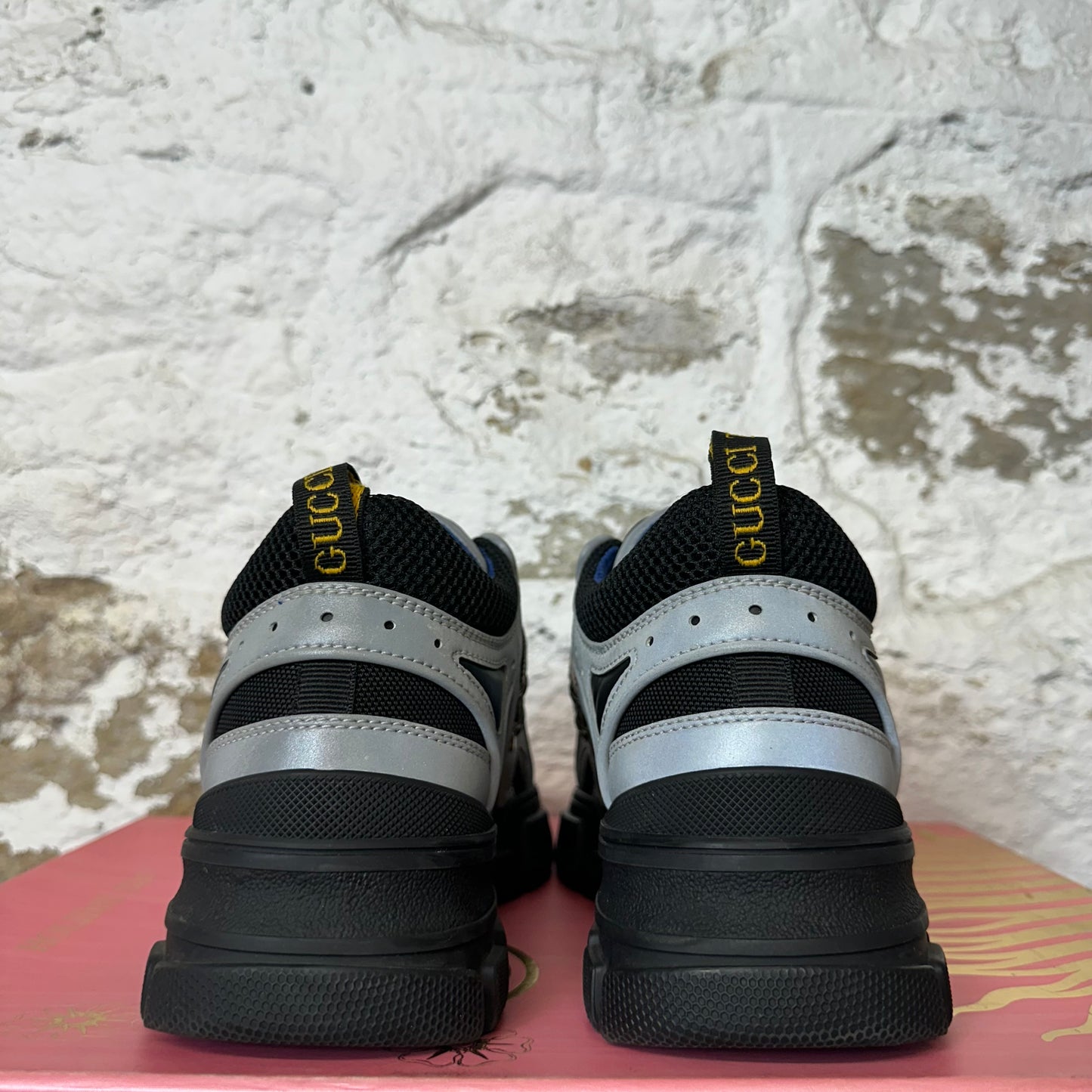 Gucci 3M Flashtrek Boot Black Sz 7