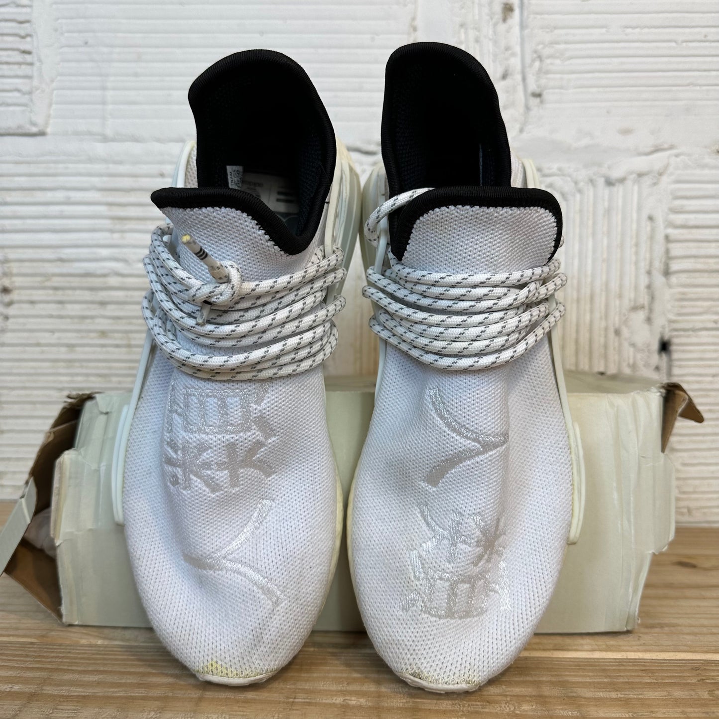 Adidas NMD Human Race Extra Eye White Sz 6.5