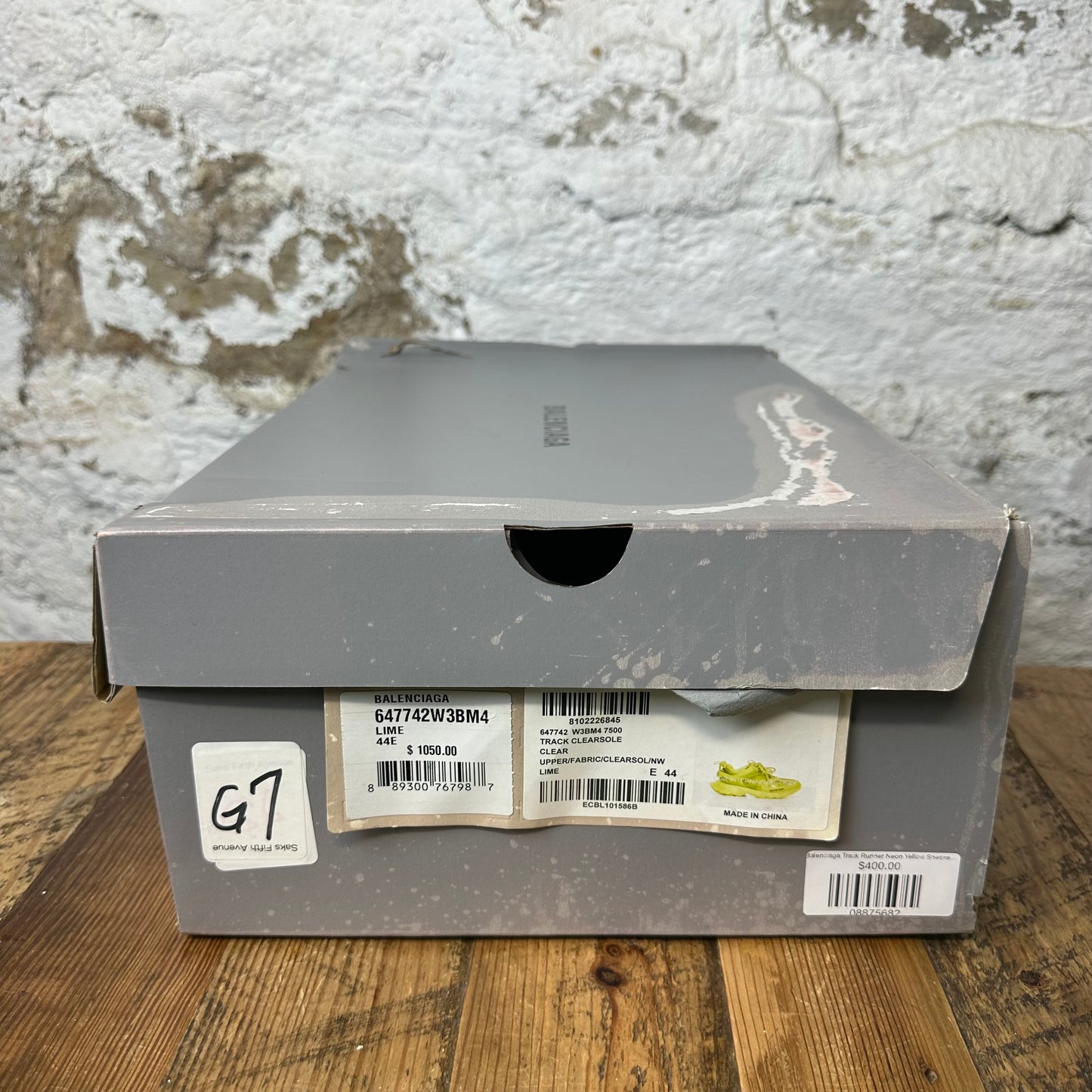 Balenciaga Track Runner Neon Yellow Sneaker Sz 11 (44)