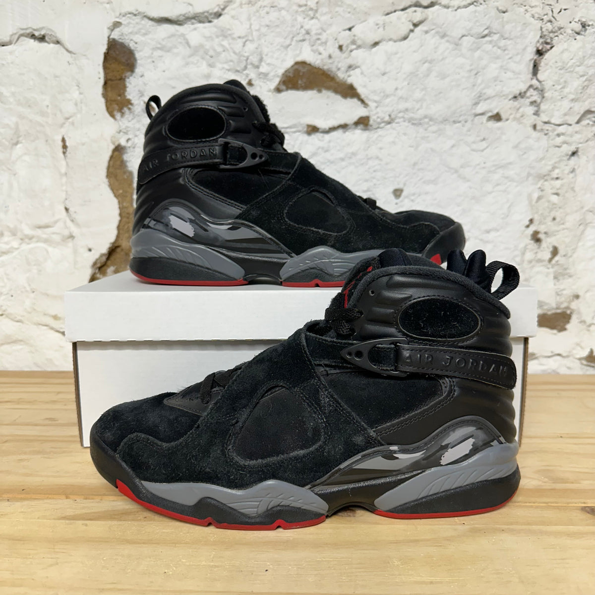 Air Jordan 8 Black Cement Sz 8.5