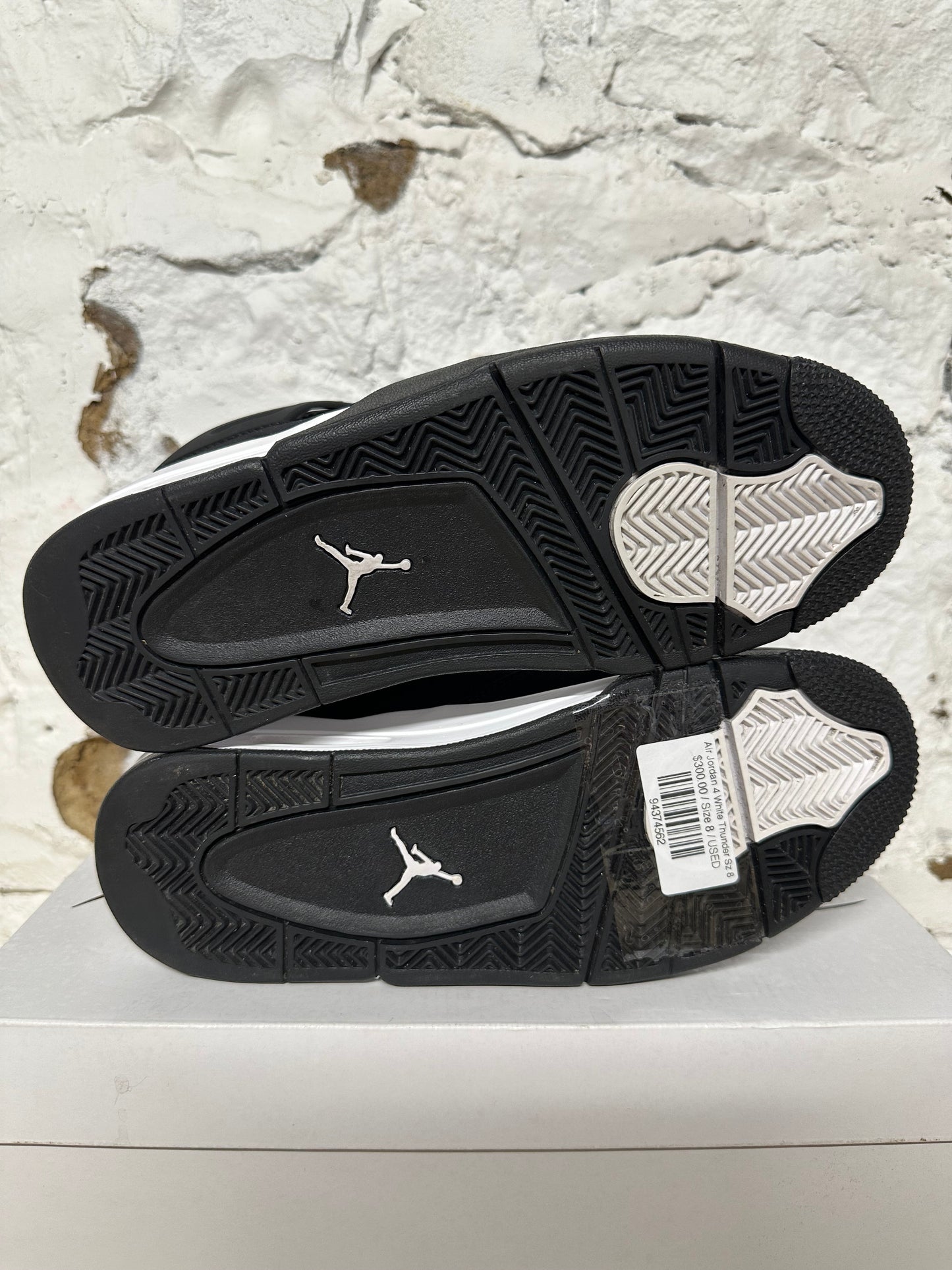 Air Jordan 4 White Thunder Sz 8