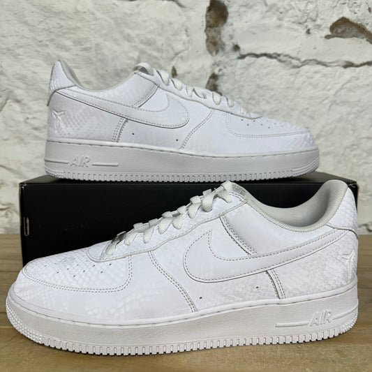 Nike Air Force 1 Low Kobe Bryant Forever White Sz 11 DS