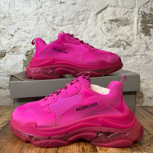 Balenciaga Triple S Pink Sneaker Sz 12 (45)
