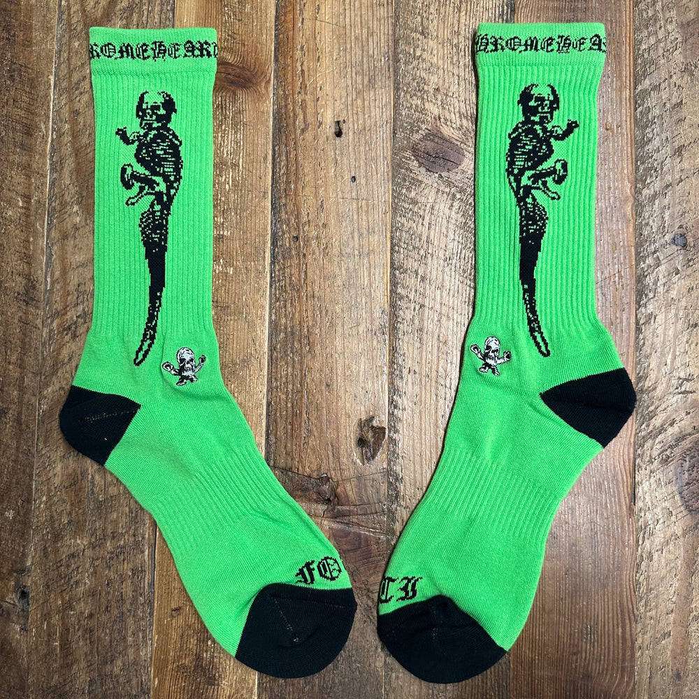 Chrome Hearts Foti Green Socks DS