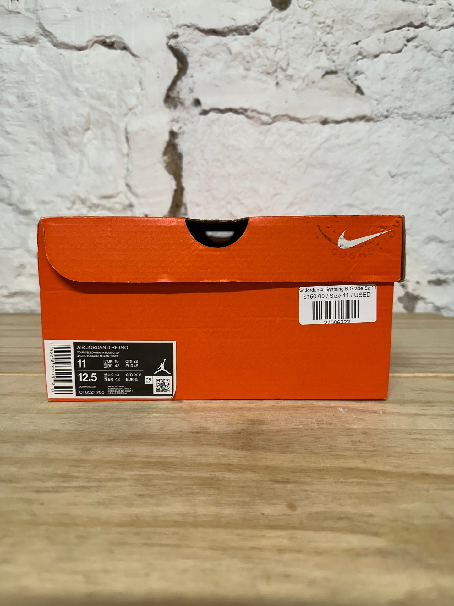 Air Jordan 4 Lightning (B-Grade) Sz 11
