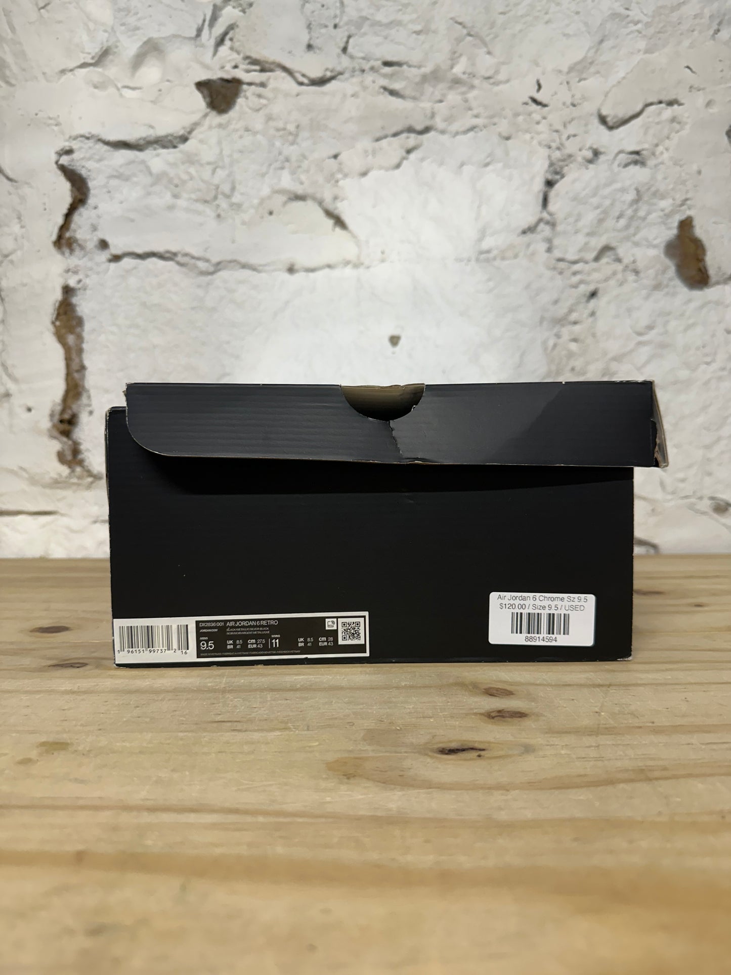 Air Jordan 6 Chrome Sz 9.5