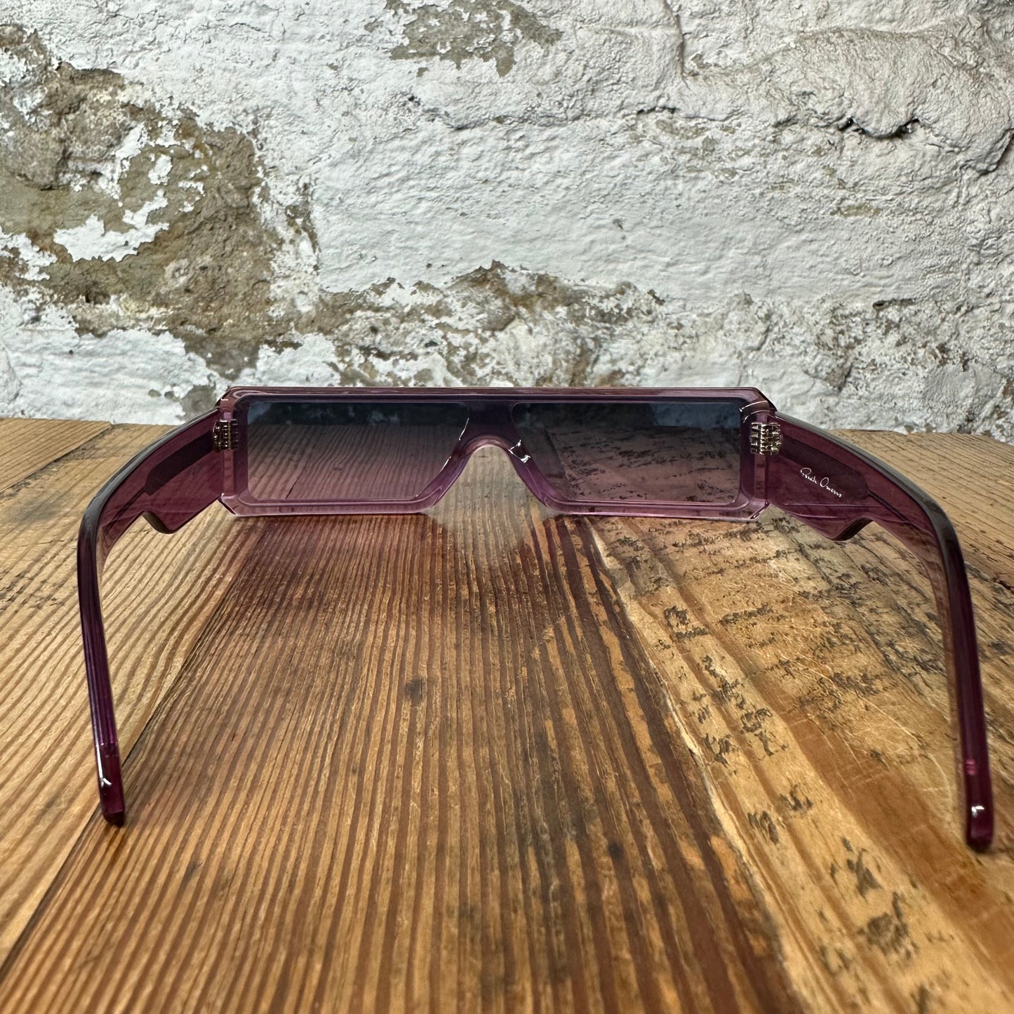 Rick Owens Violet Geth Sunglasses