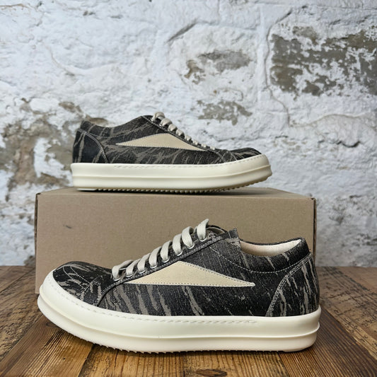 Rick Owens Vintage Black Wash Milk Sneaker DS