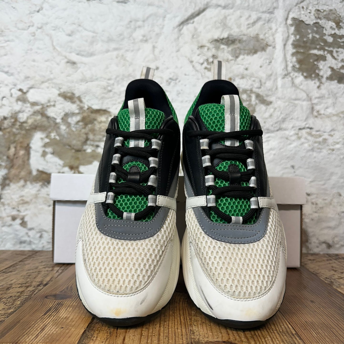 Dior B22 Green Black White Sneaker Sz 9 (42)