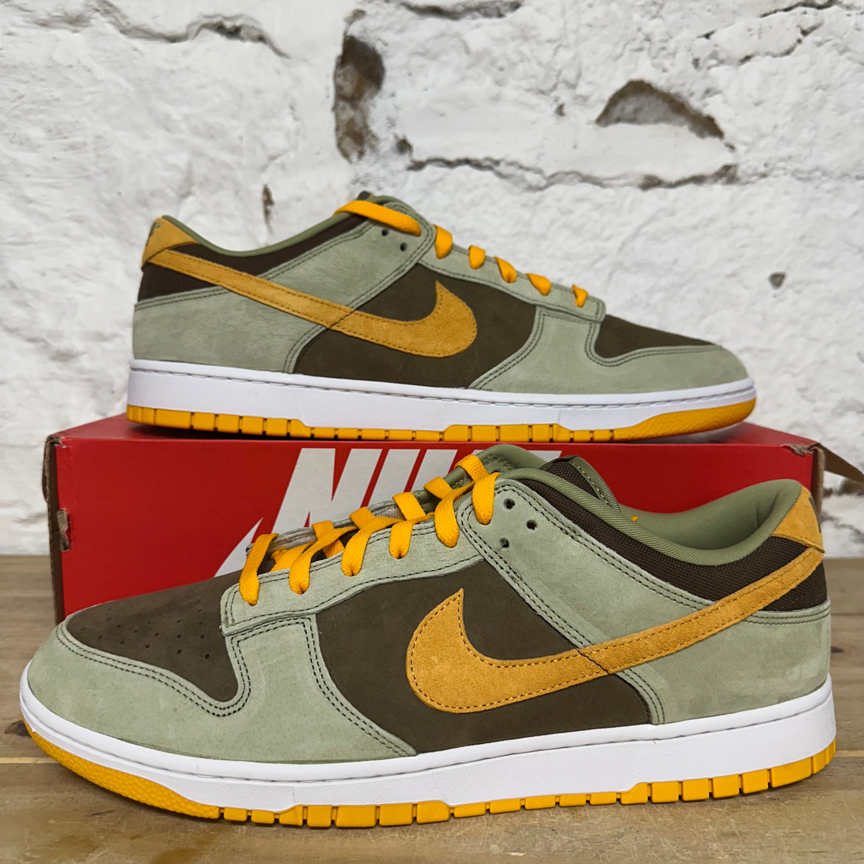 Nike Dunk Low Dusty Olive Sz 14 DS