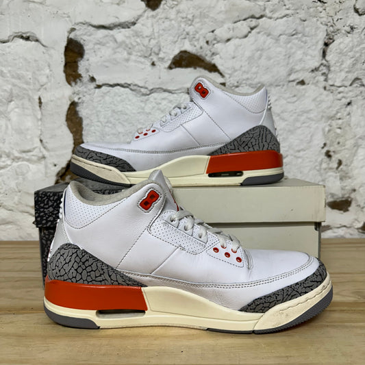 Air Jordan 3 Georgia Peach Sz 9.5 (11W)