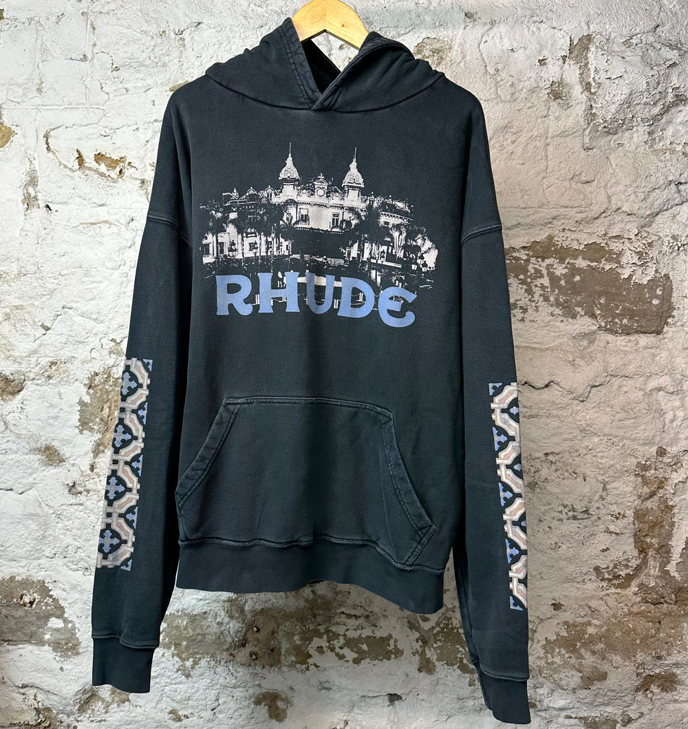 Rhude City Logo Hoodie Navy Sz L