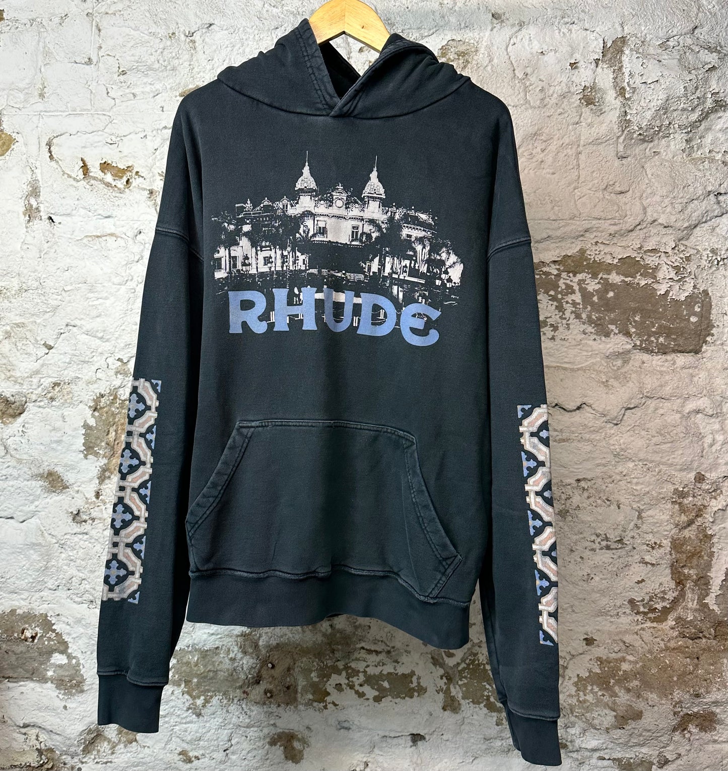 Rhude City Logo Hoodie Navy Sz L
