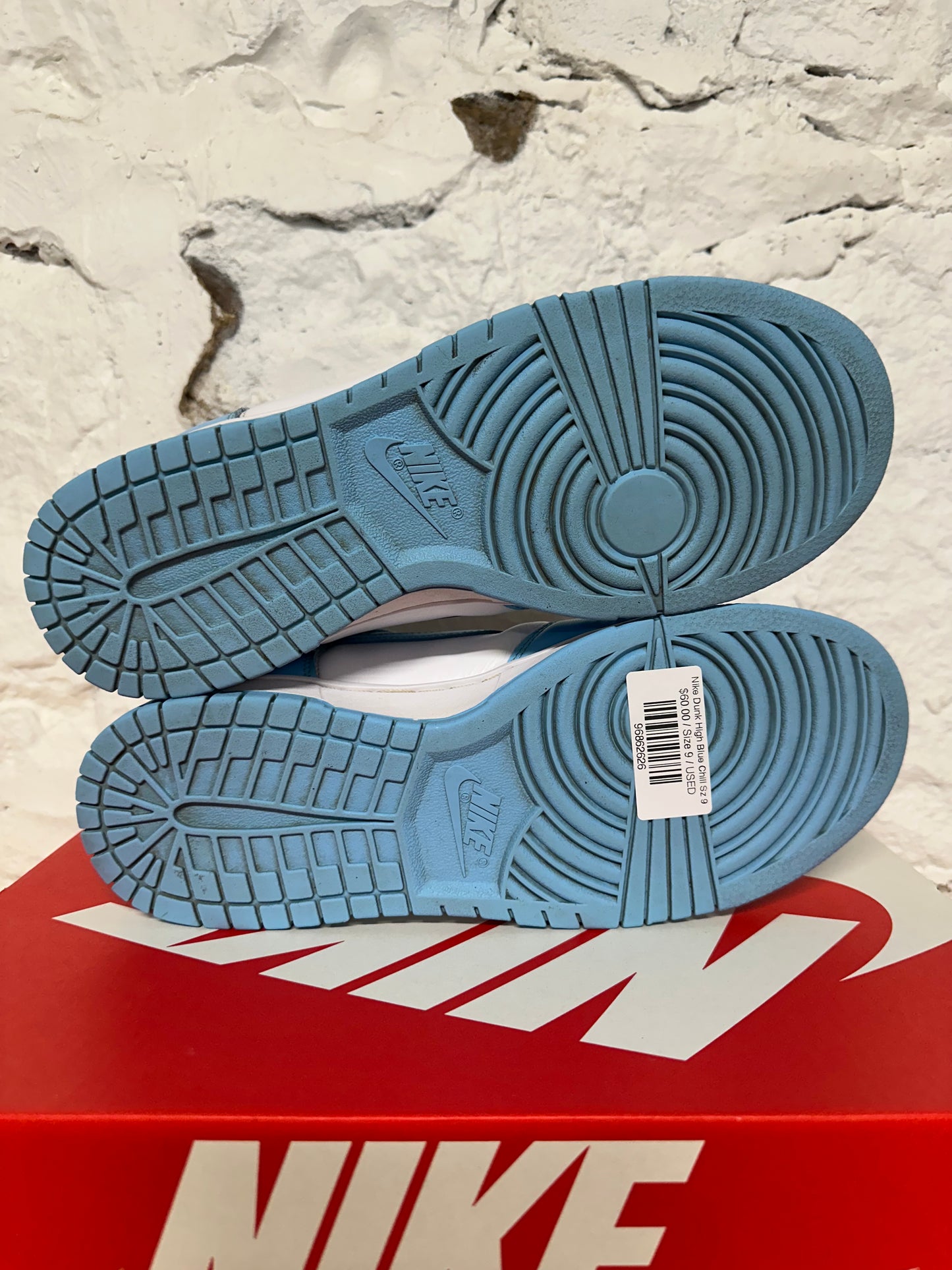 Nike Dunk High Blue Chill Sz 9