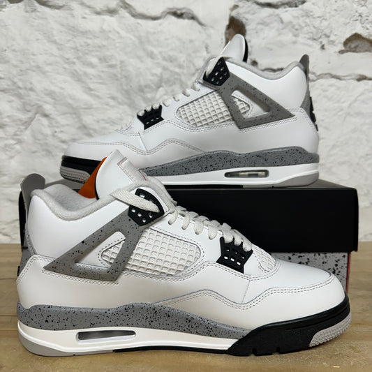 Air Jordan 4 White Cement Sz 9
