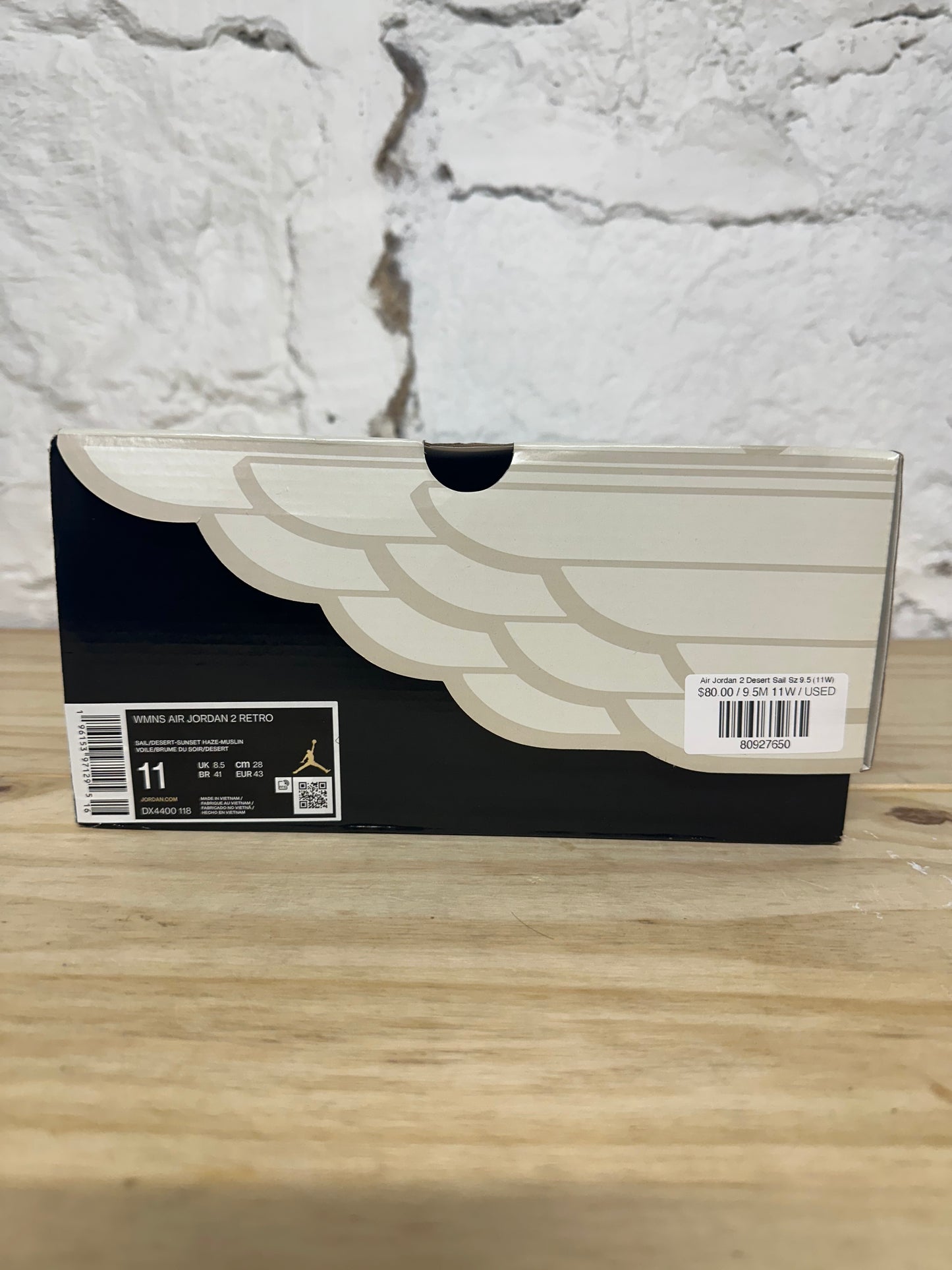 Air Jordan 2 Desert Sail Sz 9.5 (11W)