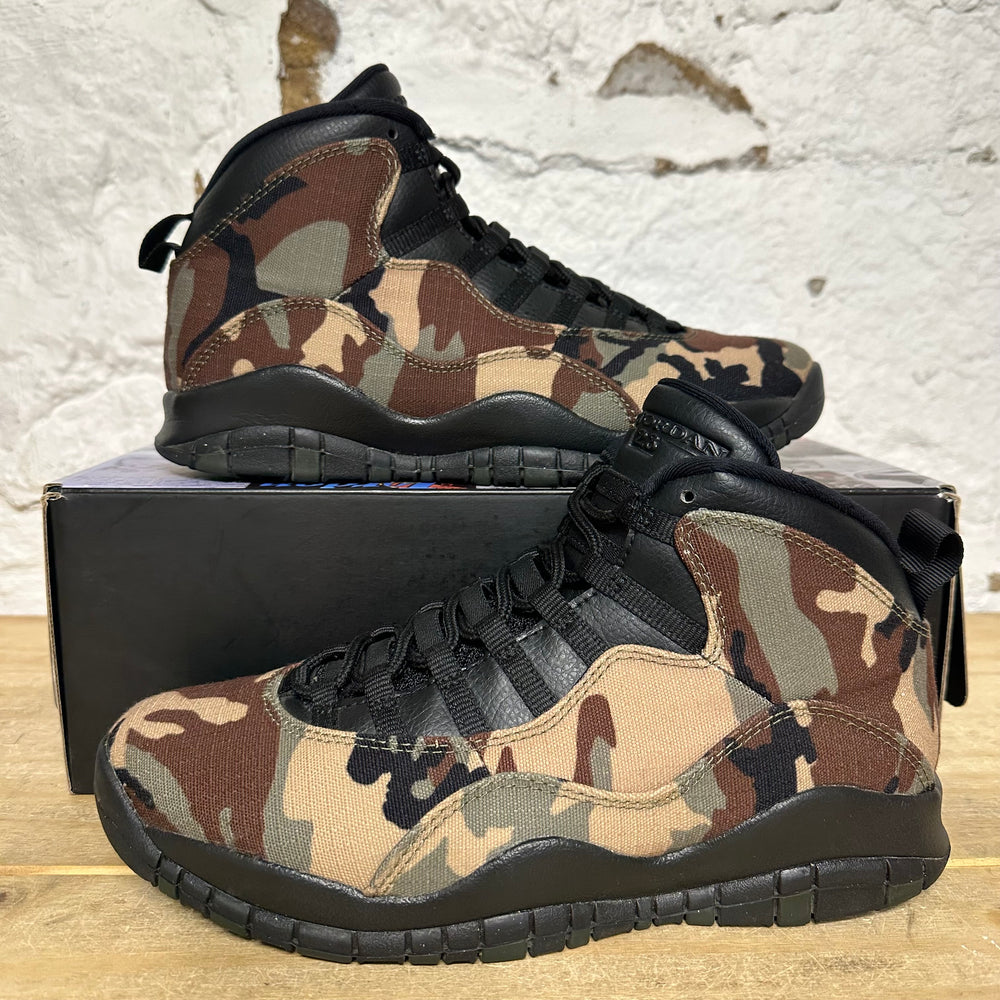 Air Jordan 10 Woodland Camo Sz 8.5