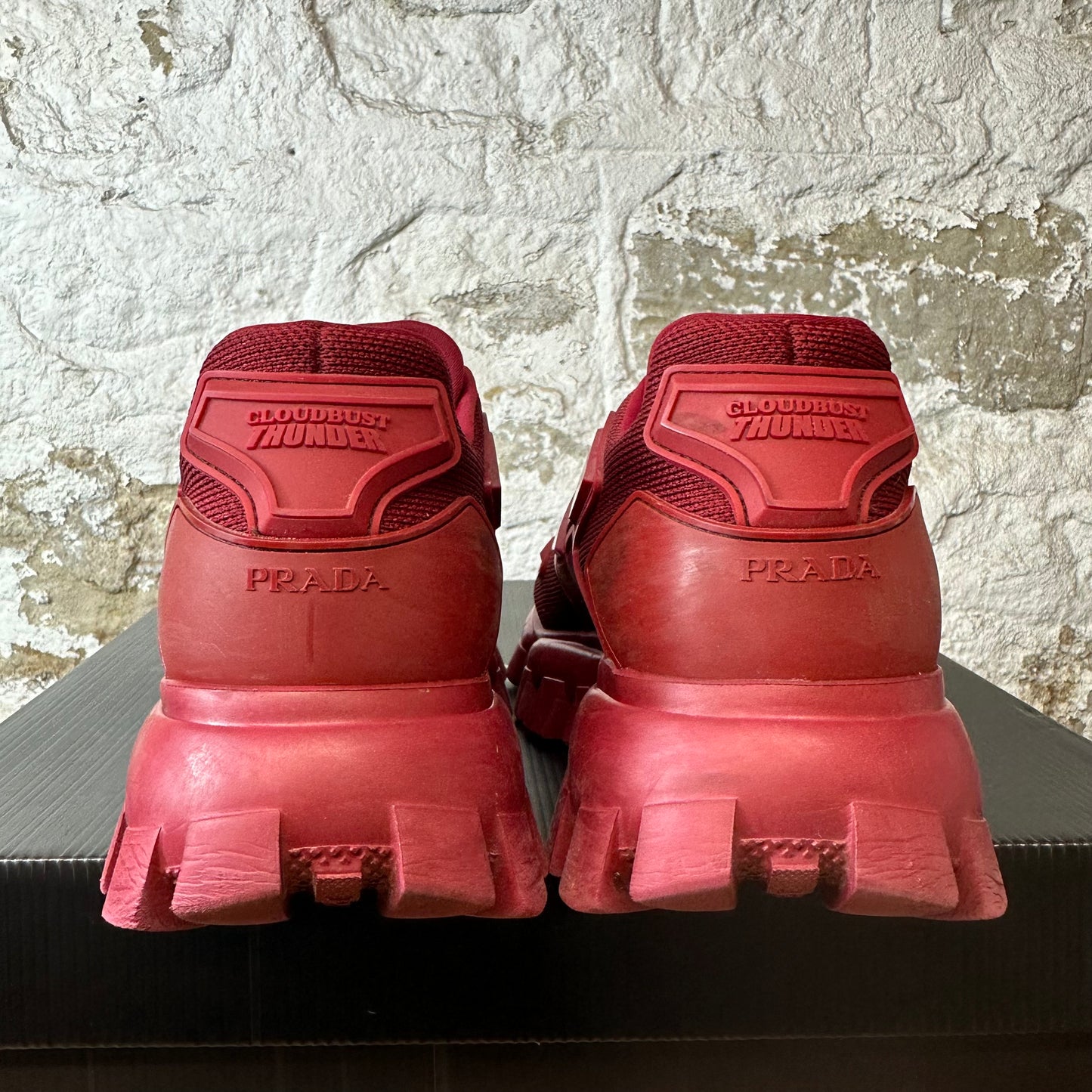 Prada Cloudbust Thunder Maroon Sneaker Sz 6