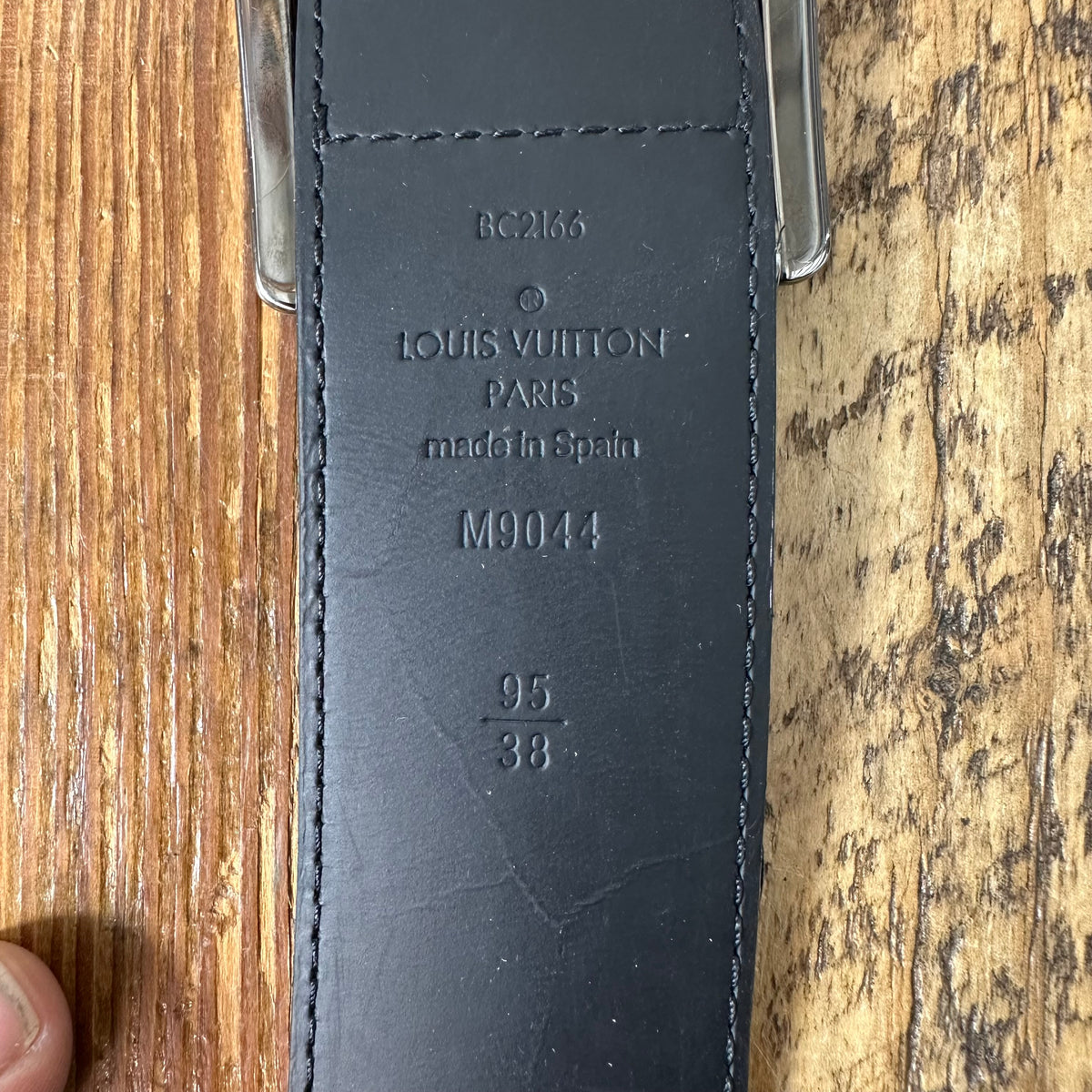 Louis Vuitton Reverso Eclipse Monogram Belt Sz (95/38)