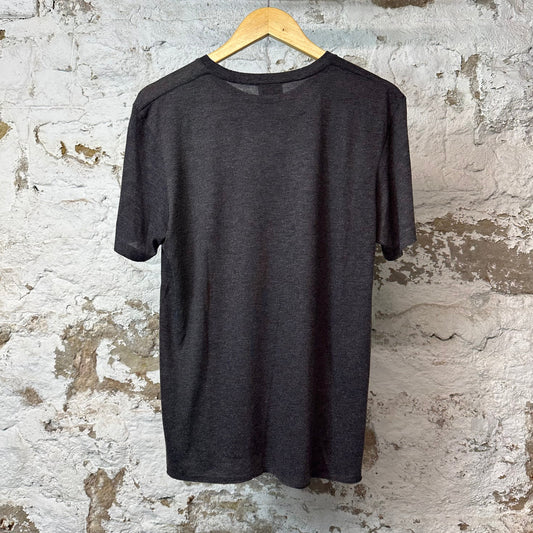 Saint Laurent Burning Man T-shirt Grey Sz S