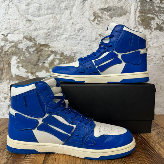 Amiri High Blue Skeleton White Blue Sneaker Sz 11 (44)