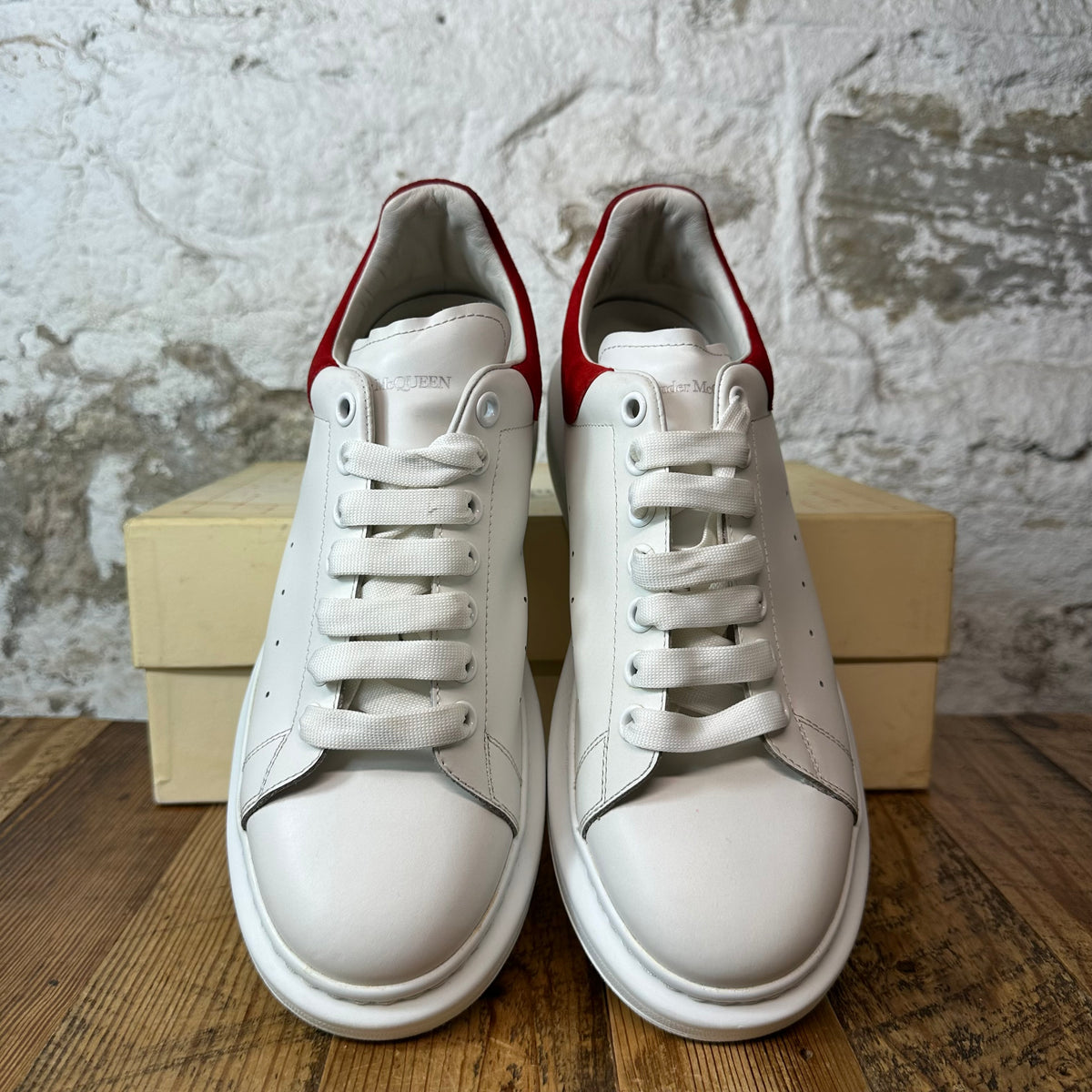 Alexander McQueen Red Tab White Sneaker Sz 10 (43)