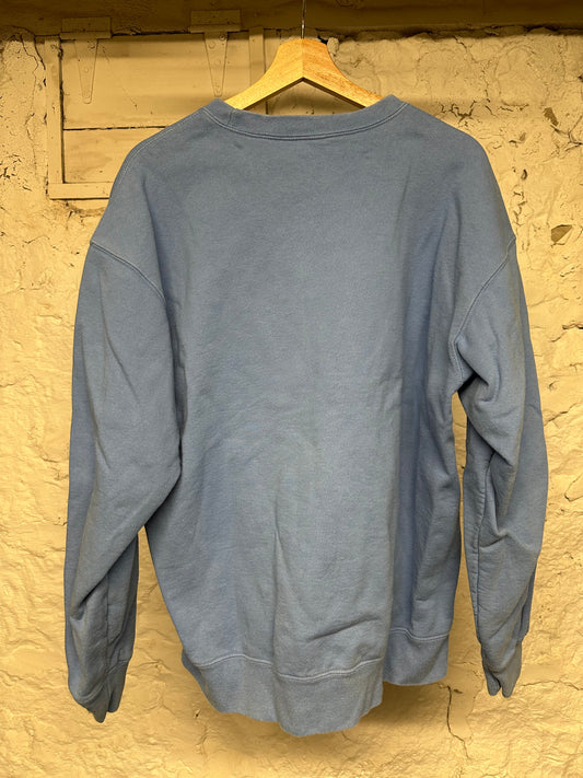 Supreme Gonz Small Logo Blue Crewneck Sz L