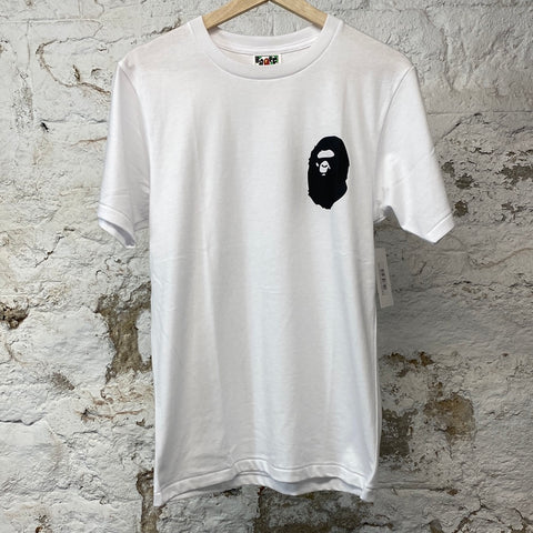 Bape Black Ape Head White T-shirt