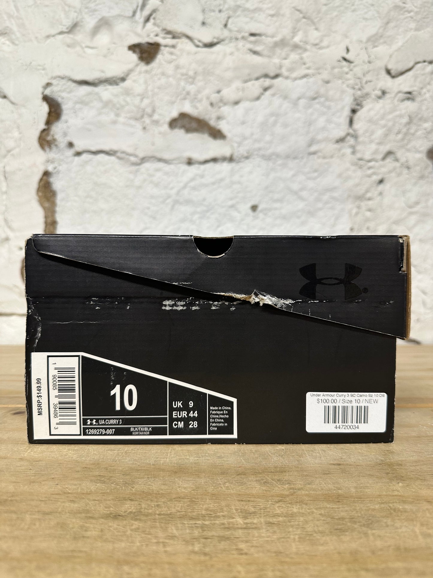 Under Armour Curry 3 SC Camo Sz 10 DS