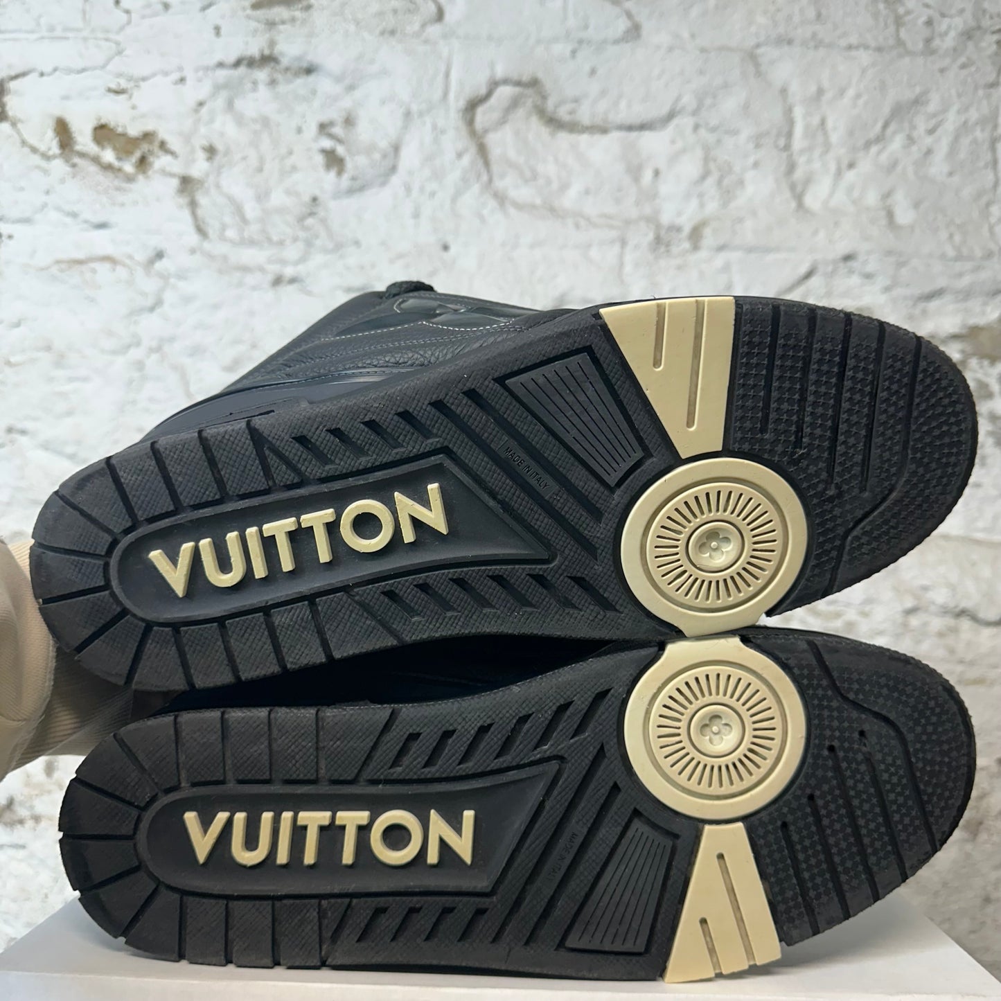 Louis Vuitton Triple Black Skate Sneaker Sz 13.5 (12LV)