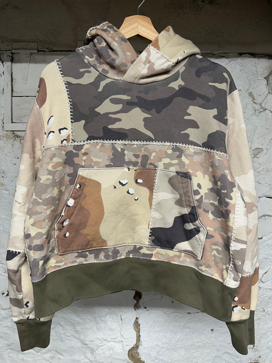 Amiri Multi Camo Hoodie Sz S