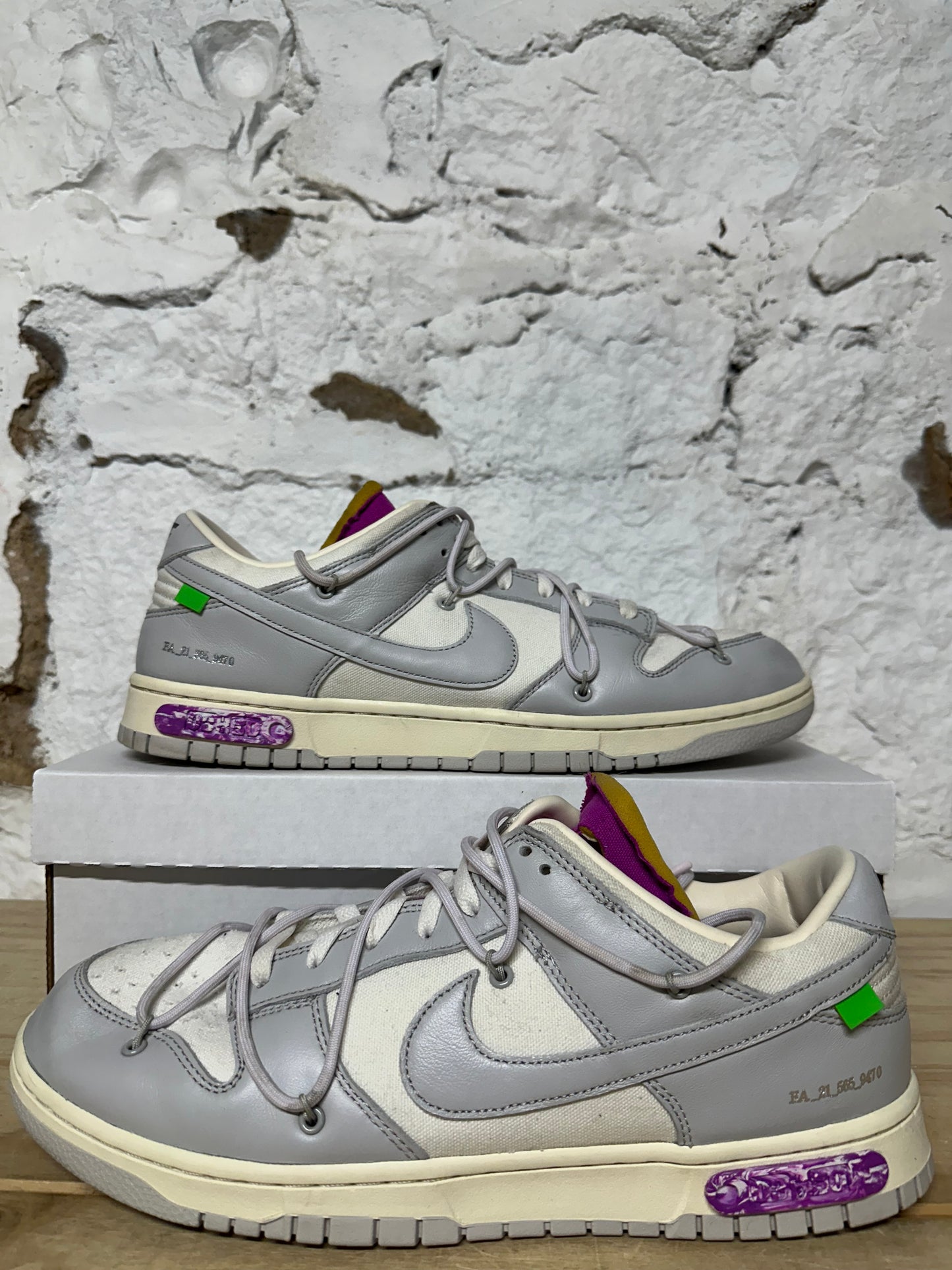 Nike Dunk Low Off-White Lot 3 Sz 13