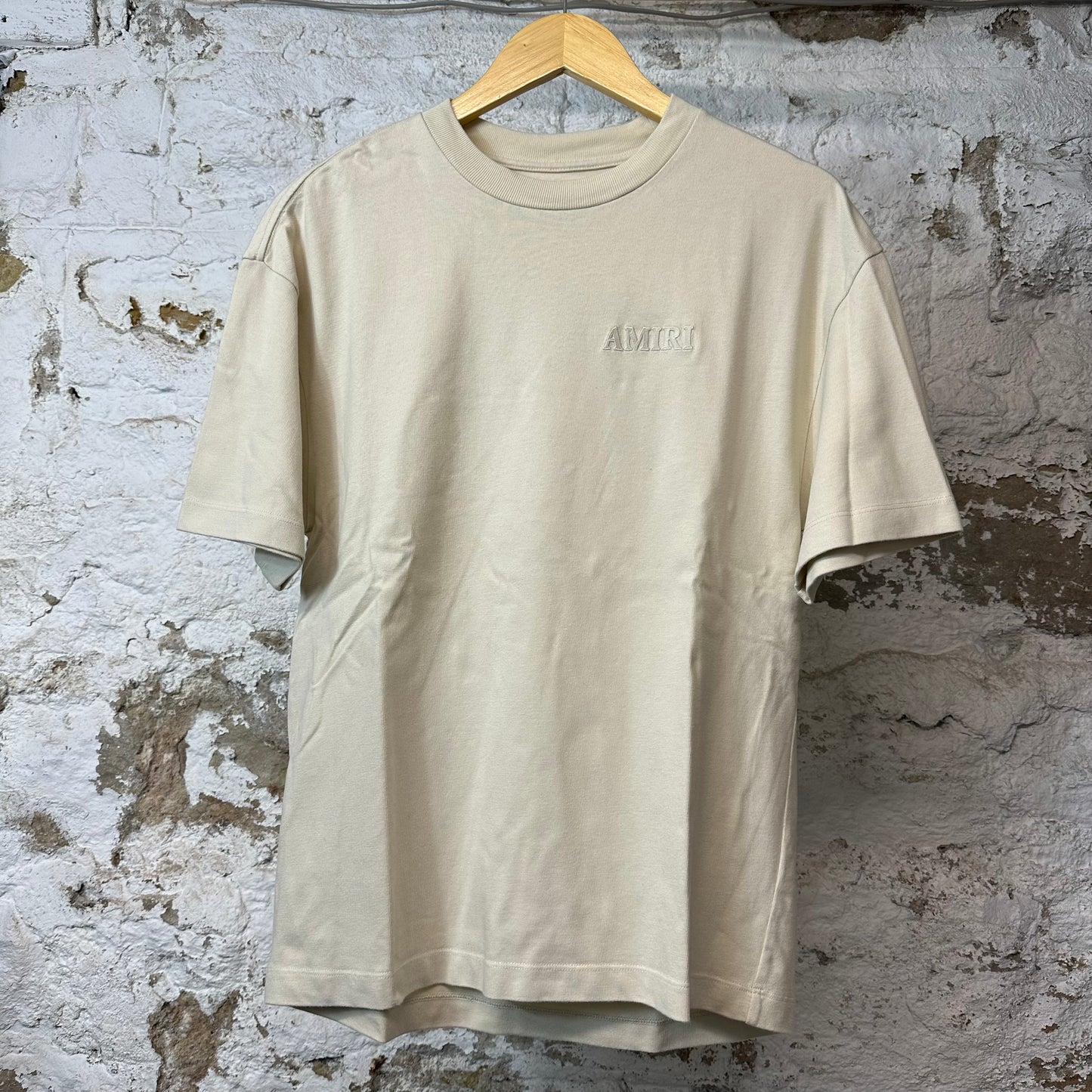 Amiri Cream Spell T-shirt Cream Sz XS