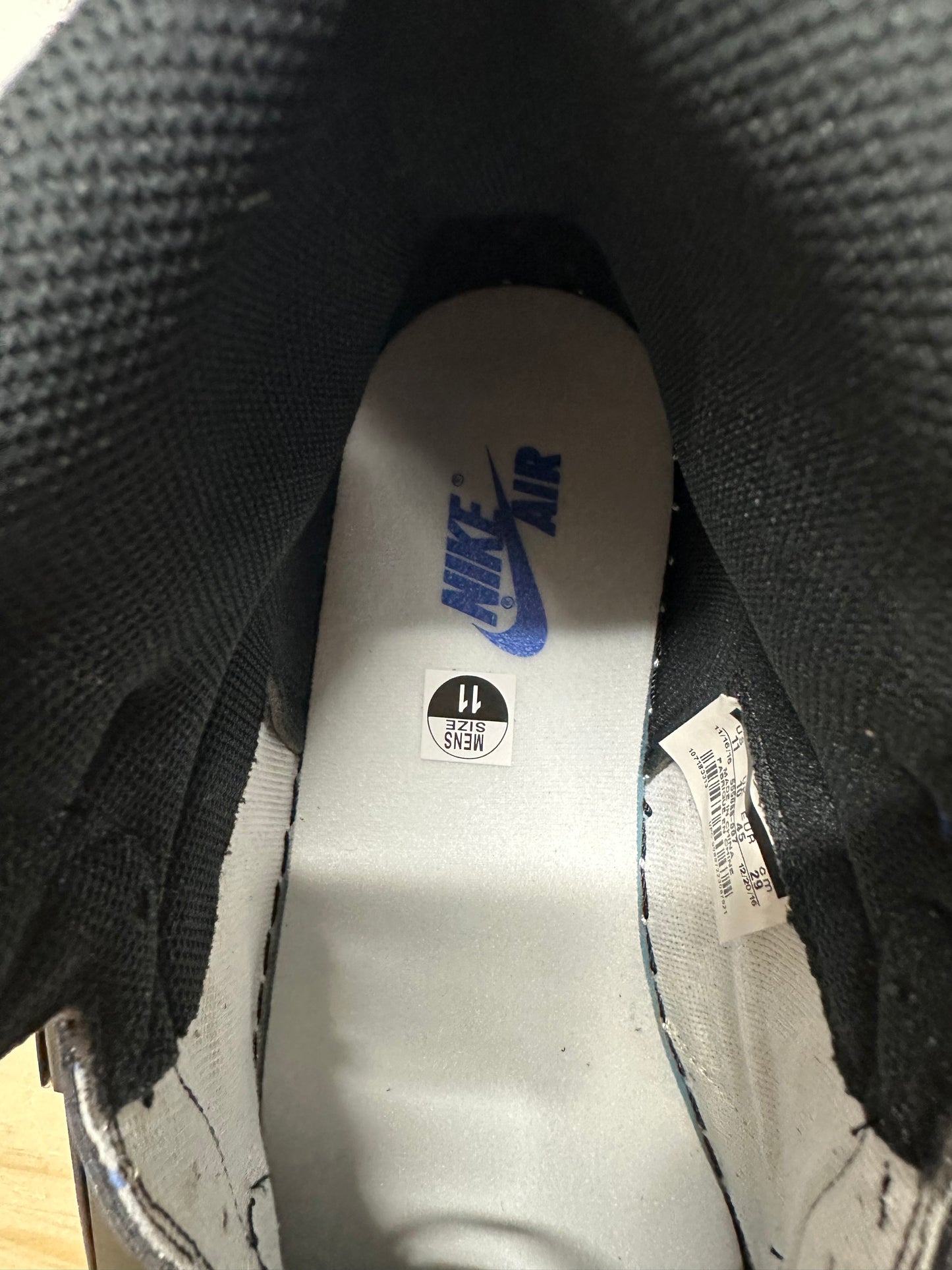 Air Jordan 1 High Royal (2017) Sz 11 DS