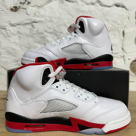 Air Jordan 5 Fire Red Black Tongue (2025) Sz 6.5Y DS
