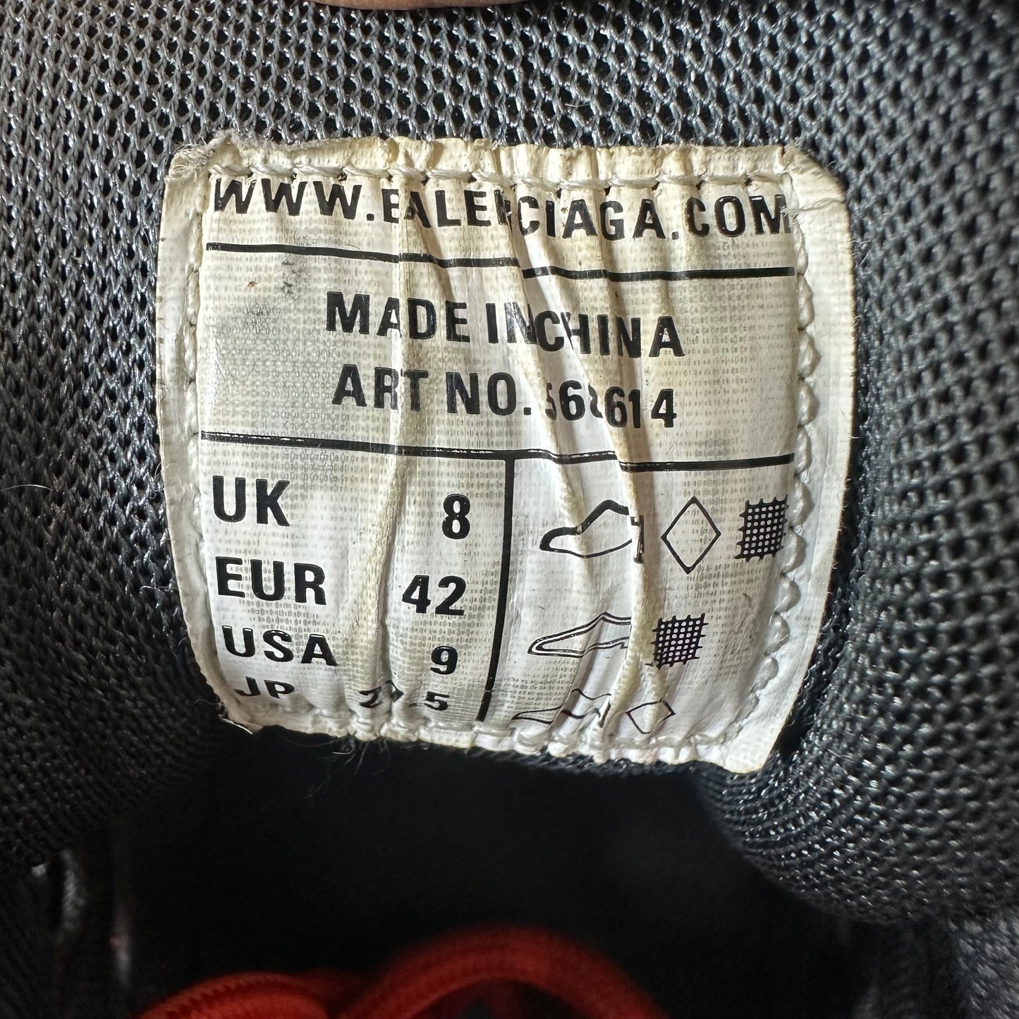 Balenciaga Track 2 Orange Yellow Black Sneaker Sz 9 (42)