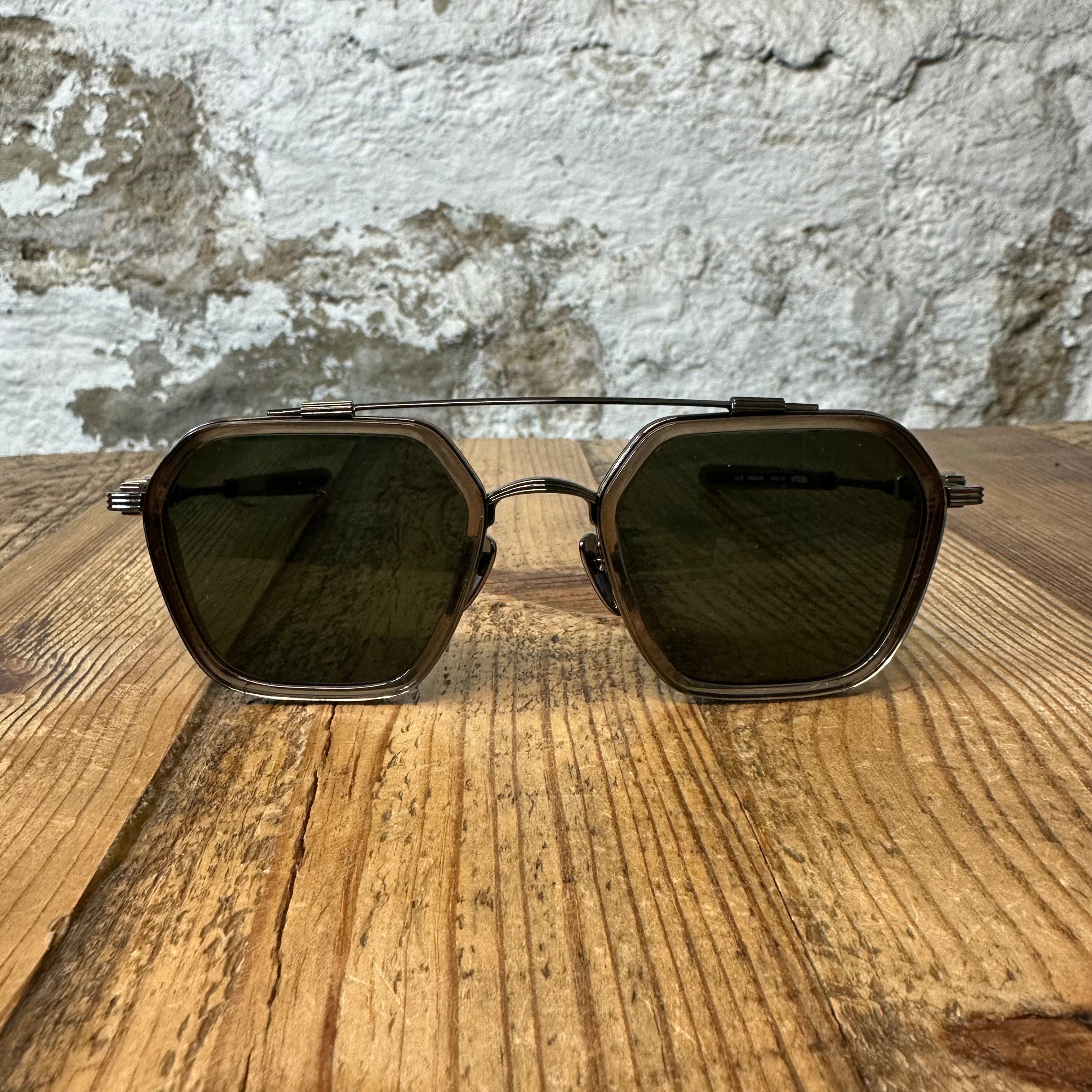 Chrome Hearts Hotation Transluscent Black Silver Sunglasses