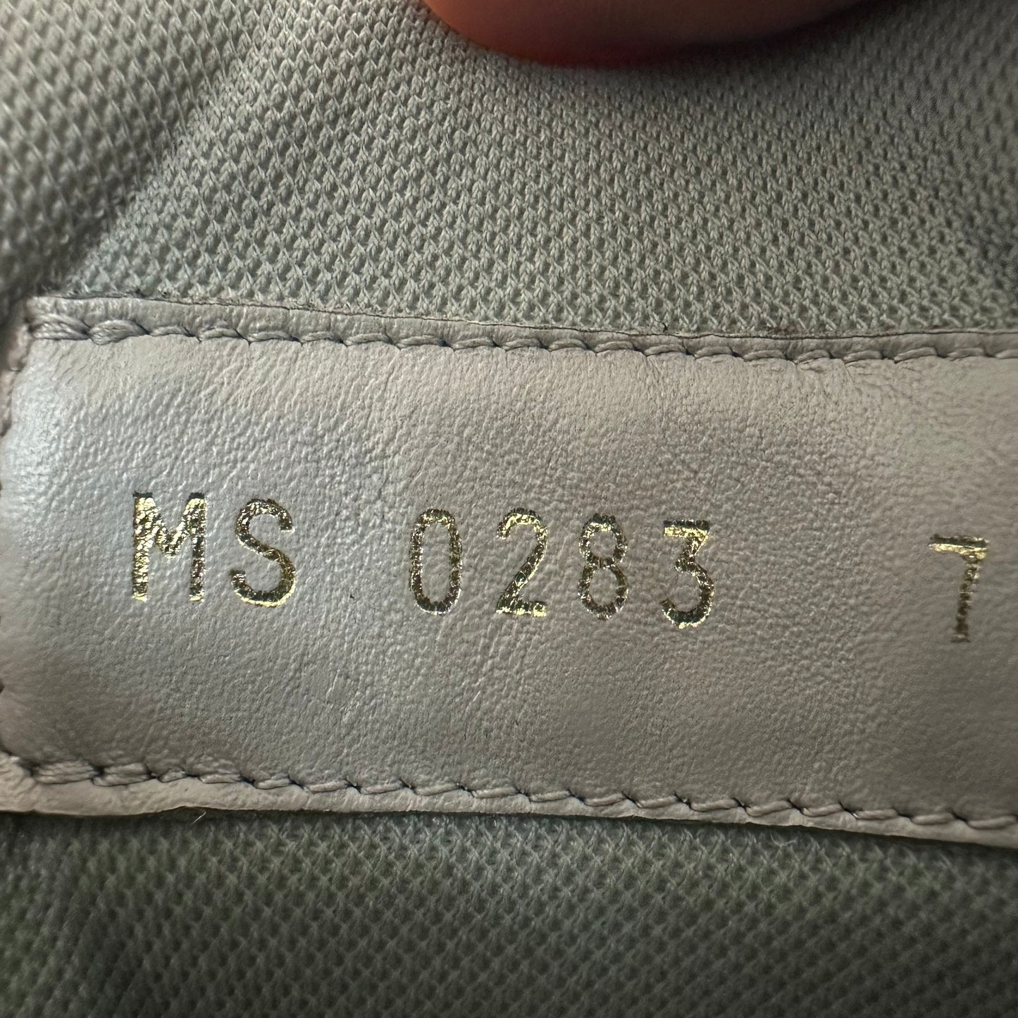 Louis Vuitton Grey Black White Strap Trainer Sz 8.5 (7LV)