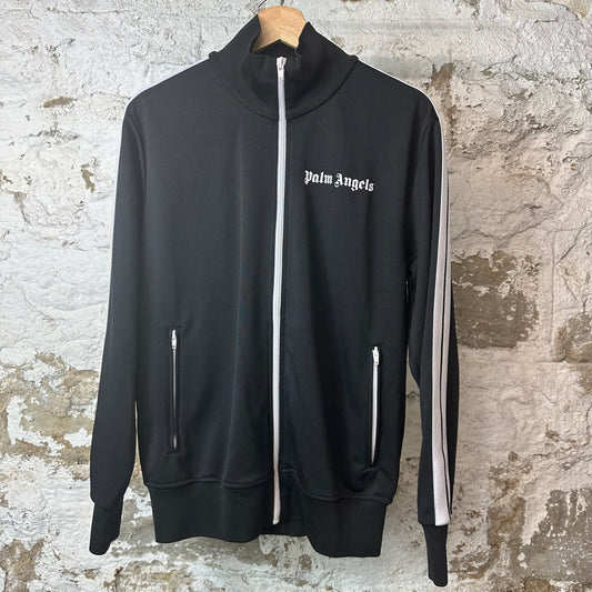 Palm Angels Black White Track Jacket Sz L