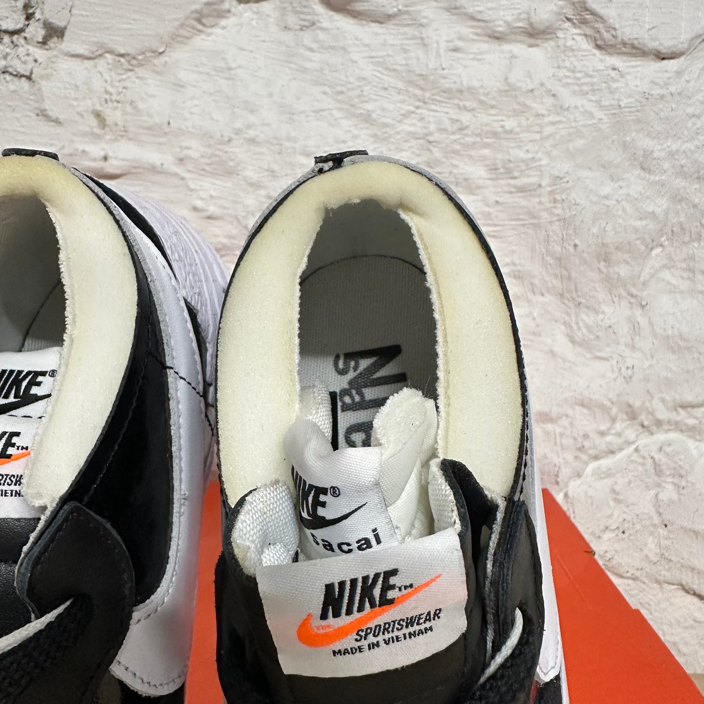 Nike Blazer 77 Sacai White Black Sz 10 DS