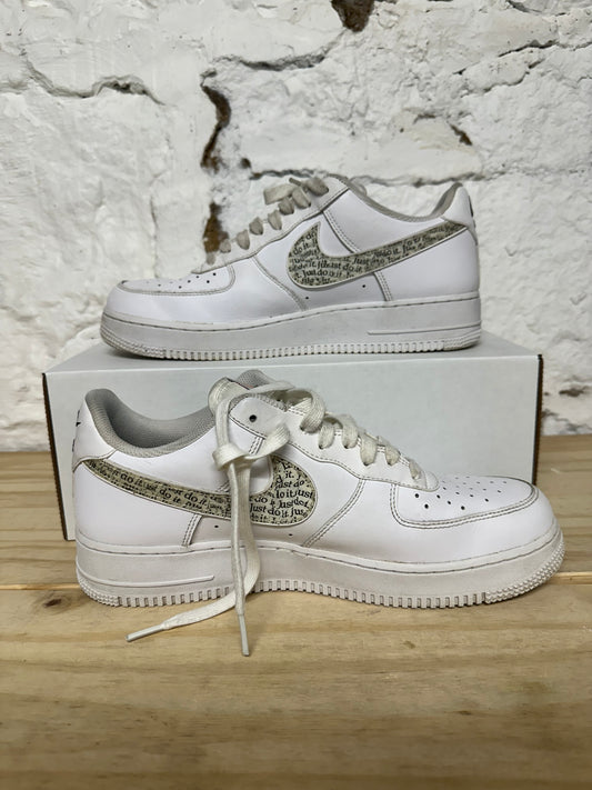 Nike Air Force 1 Low Just Do It Sz 10.5