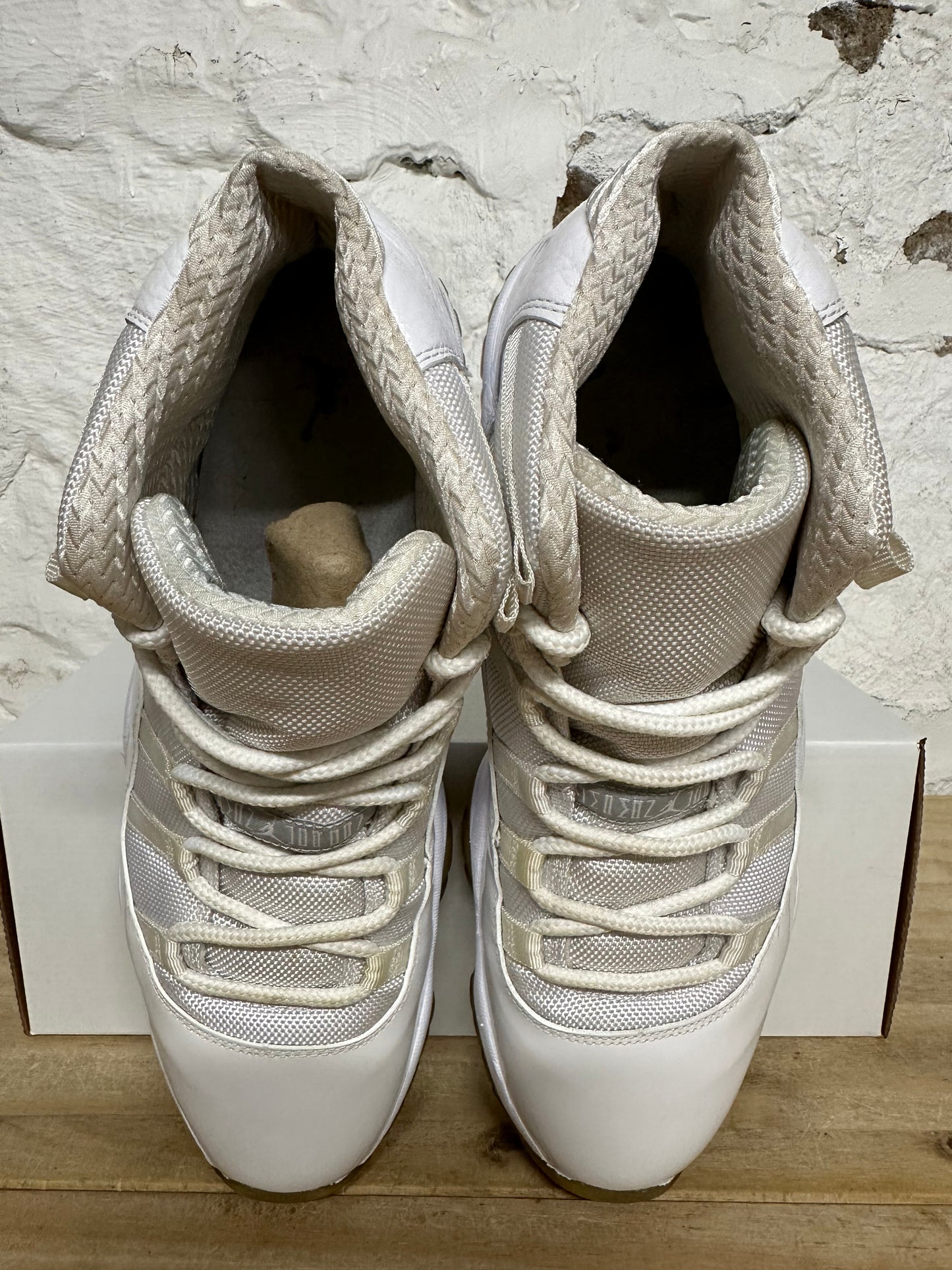 Air Jordan 11 High Silver Anniversary Sz 12