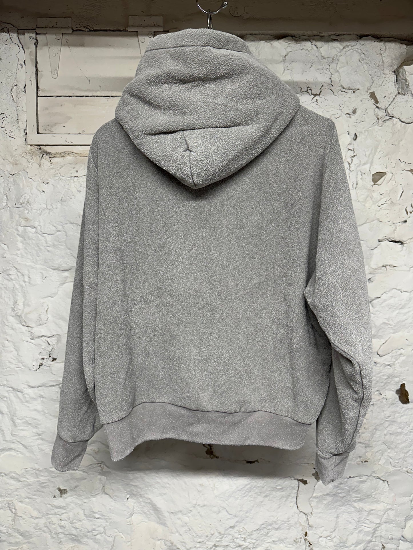 Yeezy Gap Polar Fleece Grey Hoodie Sz L DS