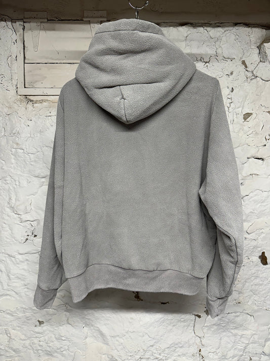Yeezy Gap Polar Fleece Grey Hoodie Sz L DS