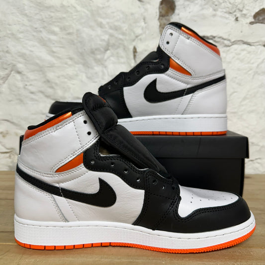 Air Jordan 1 High Electro Orange Sz 7Y DS