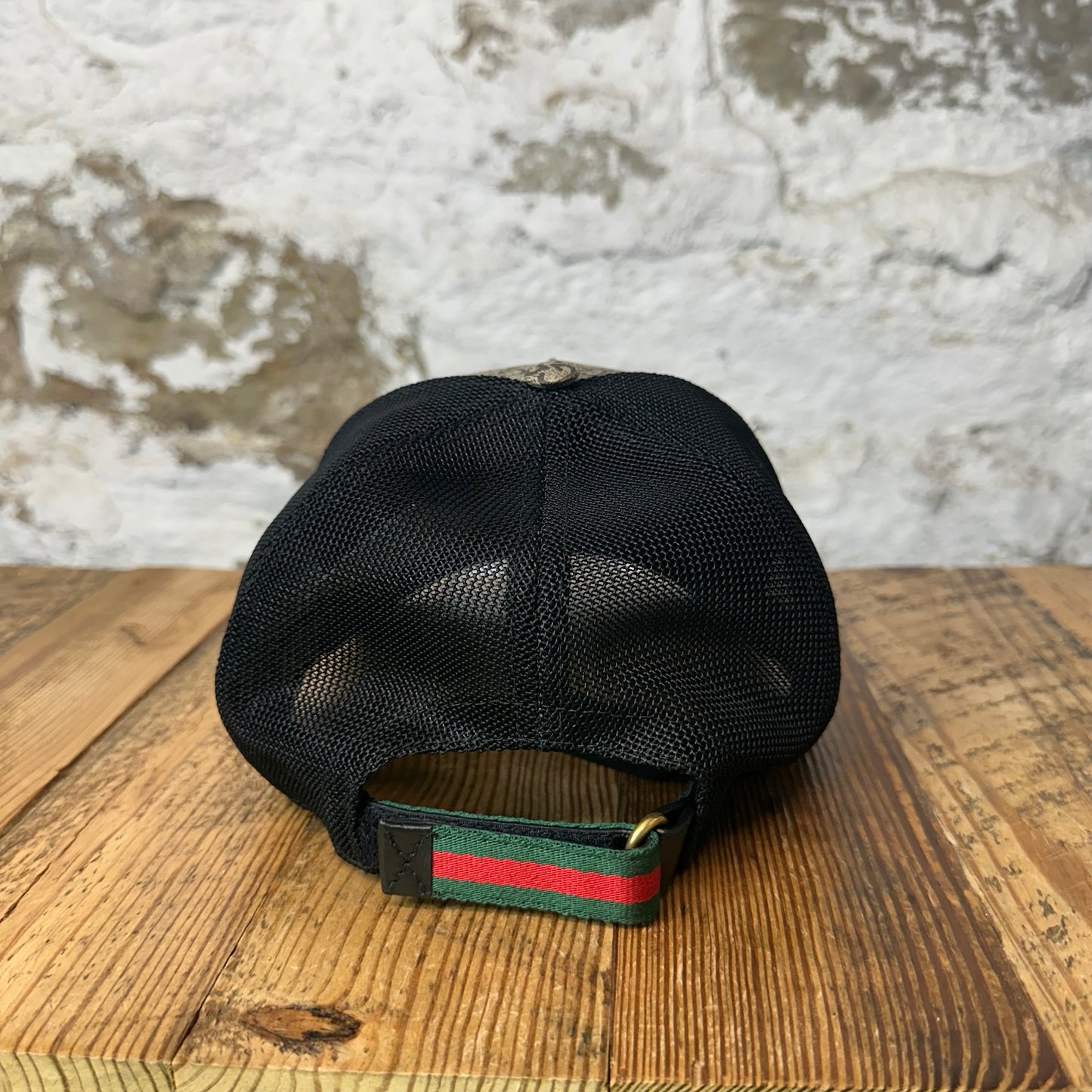Gucci Canvas GG Monogram Bee Hat Sz XL